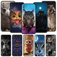 Cartoon Gifts Lovely Owl Phone Case for Samsung Galaxy A52 5G A12 A70 A50 A40 A20s A30 A10s A20e A22 A72 A32 A02 A42 A04S Cover