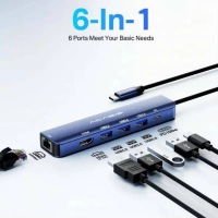 Acasis 6 in 1 USB Hub คําแนะนําผลิตภัณฑ์ใหม่ของเดือนนี้