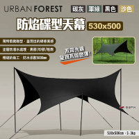 韓國URBAN FOREST 防焰碟型天幕 530*500 多色可選 防水係數5000mm 悠遊戶外