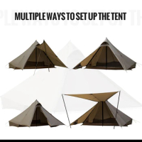 OneTigris TETRA Camping Tent 1-2 Person 3000mm Waterproofed Lightweight Backpacking Tipi Tent | Inner Mesh Tent Option Available
