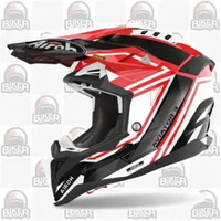 Helm Cross Airoh Aviator 3 Motor Trail MXGP Enduro Motocross Trial LEAGUE RED GLOSS