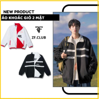 Áo Khoác Gió ZONEF CLUB Nam Nữ ,Khóa 2 Mặt Chất Liệu Tráng Bạc Cao Cấp Dày Dặn Chống Nước ( AGD )