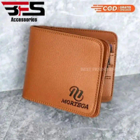 Mortega Dompet Lipat Kulit PU Pria Hitam TM-01 11x9x2cm 2 Tempat Uang 13 Slot Kartu Garansi Tukar Ba