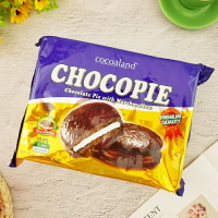 【Cocoaland】黑巧克力風味派 (巧克力派) 300g【9556296313214】(藍色)(馬來西亞零食)
