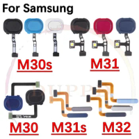 Power Home Button Menu Return Key Fingerprint Touch ID Recognition Sensor Flex Cable For Samsung M30 M30s M31 M31s M32 5G