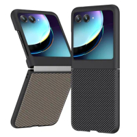 Kevlar Print Carbon Fiber Case For Motorola Razr40Ultra Fashion Anti-drop Cover Anti-knock Cases For Razr 40 Ultra