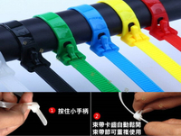 可拆卸束帶 塑膠束帶 固定繩 延長線收納 可重複使用 繞線器 可退式 實用小物 汽用束帶 矽膠紮帶 防火等級 緊實