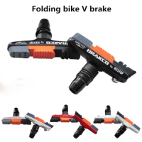 BMX V brake pad 14 16 18 20 inch folding bike brake shoes wear-resistant brake replacement small wheel brake