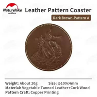 TATAKAN GELAS LEATHER COASTER NATUREHIKE NH22YW022 TYPE A