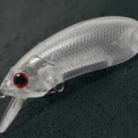 wLure 8.5g Sinking Crankbait Blank Clear Lure Bodies with Hard Fishing Eyes Quantity 10 UPC933