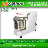 SMX-DN20 MESIN SPIRAL MIXER FOMAC PENGADUK ADONAN KAPASITAS 20 LITER