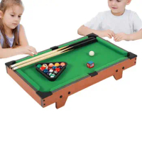 Kids Pool Table Mini Adjustable Billiards Table Multifunctional Game Table For Family Gatherings Educational Study Table For