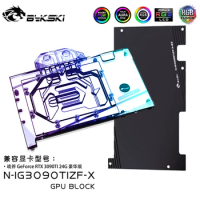 Bykski GPU Water Block For iGame Battleax RTX 3090 ti 24G Video Card Cooling,VGA Copper Cooler N-IG3090TIZF-X
