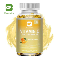 BEWORTHS Vitamin C with Zinc Capsules Vitamin C 100MG Zinc 10 Mg Vitamin D3 250 IU Echinacea Extract