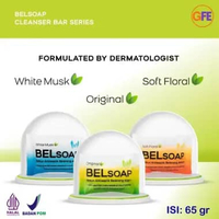 Belsoap Original Soft Floral White Musk Sabun Sulfur Antiseptik Belerang Alami Anti Kuman Soap 65g W