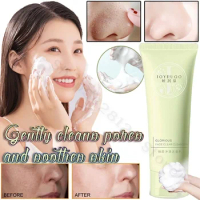 Gentle and Non-irritating Deep Cleansing Shrinks Pores JOYRUQO Amino Acid Soothes Sensitive Skin Moisturizing Facial Cleanser