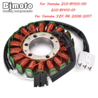 2C0-81410-01 Magneto Generator Stator Coil For Yamaha YZF R6 YZFR6 YZF-R6 2006-2017 2C0-81410-00