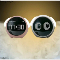 แนะนำ LED Expression นาฬิกาปลุก Snooze ฟังก์ชั่นเด็กตารางเด็กสมาร์ทปรับ Ringtone ขนาดความสว่าง Voice