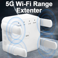 Original dual WiFi wireless repeater 2.4g 5G 1200m WiFi amplifier signal Wi-Fi repeater extender network long range booster 5GHz