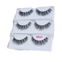 Bulu Mata Hafizah 3D Tiga Dimensi 3DWSPs Lusinan 12 Pasang 12 Pcs Cocok untuk Mata Sipit - Bulumata,