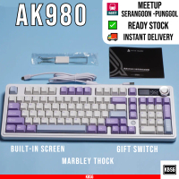 Ajazz AK980 Custom Keyboard, Gift Switch, Built-In Screen, THOCK