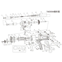 spare parts for TAC500, TAC500A, SK1006 electric rivet gun riveter