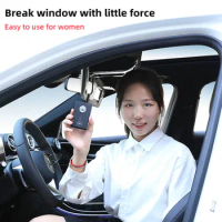 Portable Window Breaker Car Emergency Kit Seatbelt Cutter Glass Breaker Safety Hammer Car Safety Accessories