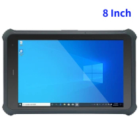 Original K08 Windows 10 Tablet Rugged Waterproof CanBus 8" 1200x1920 Intel Z8350 4GB RAM 5G WiFi UHF RFID LF NFC Gps