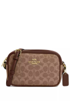 Coach Mini Jamie Camera Bag In Signature Canvas - Tan/Brown