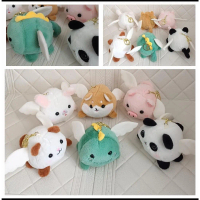 READY GANTUNGAN KUNCI TARIK MOTIF BUNNY PIGLET CAT HAMSTER PANDA DINOSAURUS//GANCI TARIK SAYAP