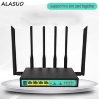 3g 4g modem router with two sim slot industrial 4g lte modem router support two sim card wrok together 300Mbps VPN router
