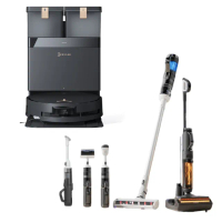 【ECOVACS 科沃斯】X8 PRO OMNI滾筒活洗旗艦掃拖機器人+Tineco 添可 Switch S6多工全機速乾洗地吸塵器