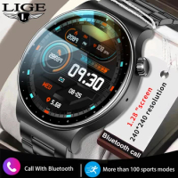 LIGE Watch For Men Smart Watch Waterproof Sport Fitness Tracker Multifunction Bluetooth Calling Smartwatch Man New Clock Women