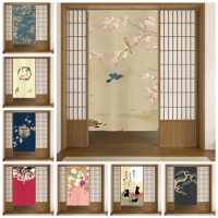 日本風景畫門簾 客廳浴室廚房隔斷 80x120cm(顏色可以落單後選擇)