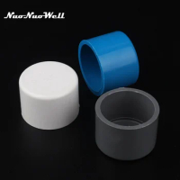 3pcs 32mm PVC Pipe End Connector 1" Water Pipe End Cap Water Stop Connector For Garden Irrigation Pipe Aquarium Fittings