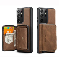 Case For Samsung Galaxy S20 FE S21 Ultra S21 Plus Case S20FE S21 FE 5G 4G Cover Magnetic Card Wallet Fundas PU Leather TPU Shell