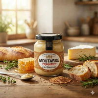 COD สินค้าแนะนำ [Made in France] Moutarde Pommery à lAncienne Honey Mustard มัสตาร์ดน้ำผึ้งสูตรดั้งเ