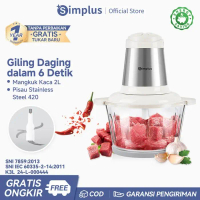 TERBARU!! Simplus Blender Daging 300W Chopper 2L Food Chopper Meat Grinder DDJR003