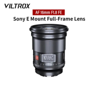 VILTROX 16mm F1.8 Full Frame Large Aperture Ultra Wide Angle Auto Focus Sony E Camera Lens with Screen for Sony ZV-E1 A7RV