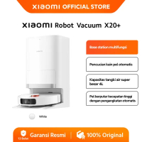 Xiaomi Robot Vacuum X20+ | Daya Sedot 6.000 Pa | Auto Dust Empty | Tangki Air 4L | Penyedot Debu dan