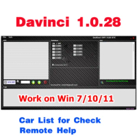 Unlimited Activate Davinci 1.0.28 REMAPPING Work on KESS/KTAG/Other ECU Tool DAVINCI V1.0.28 for win 7/10