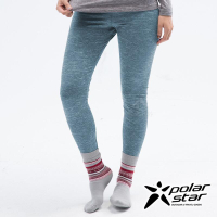 PolarStar 女 遠紅外線保暖褲『灰藍』 P18432