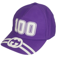 GUCCI 紫色100周年限定棒球帽-M