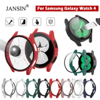 Watch Cover For Samsung Galaxy Watch 4 40mm 44mm Tempered Glass Case For Samsung watch 4 44MM 40MM Screen Protector Bumper Shell