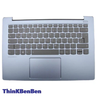 DE German Blue Keyboard Upper Case Palmrest Shell Cover For Lenovo Ideapad 530S 14 14IKB 14ARR 5CB0R11670