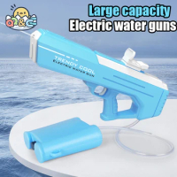 Electric Water Gun Glock Automatic Water Guns Large Capacity Squirt Water Pistol Blaster for Adults Kids Swimming Pool Beach Toy