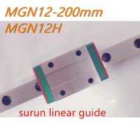RDBB MR12 12mm linear rail guide MGN12 200mm with MGN12H linear block 3D Printer Parts CNC parts