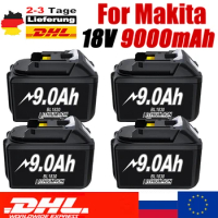 18V Battery 9000mAh Is Suitable For Makita Cordless Original DHP453Z Screwdriver To Screw/drill/drill Brick Walls Tiles And Wood