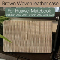 2024 New Woven Leather Case with keyboard cover Compatible with Huawei Matebook D15 D14 MDF-X 2023 2024 cover