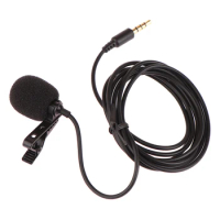1Pc USB Cable Clip On Microphone Computer Recording 3.5mm Microphone Type C Mini Portable For Live Broadcast Noise Reduction